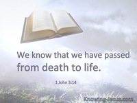 1 John 3:14